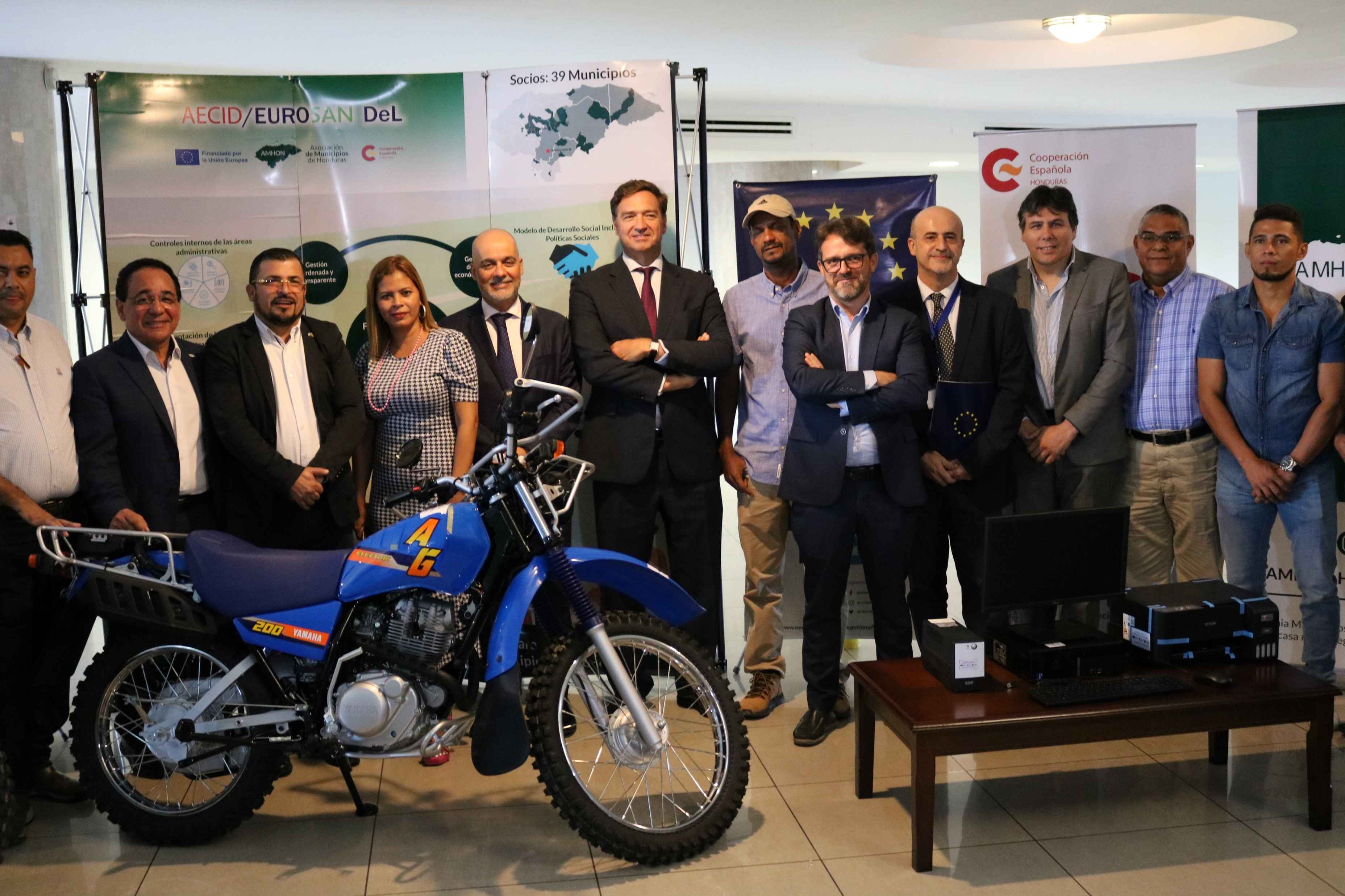 Se entrega equipo informático y transporte a 21 municipios y 4 mancomunidades para fortalecer la seguridad alimentaria y nutricional 