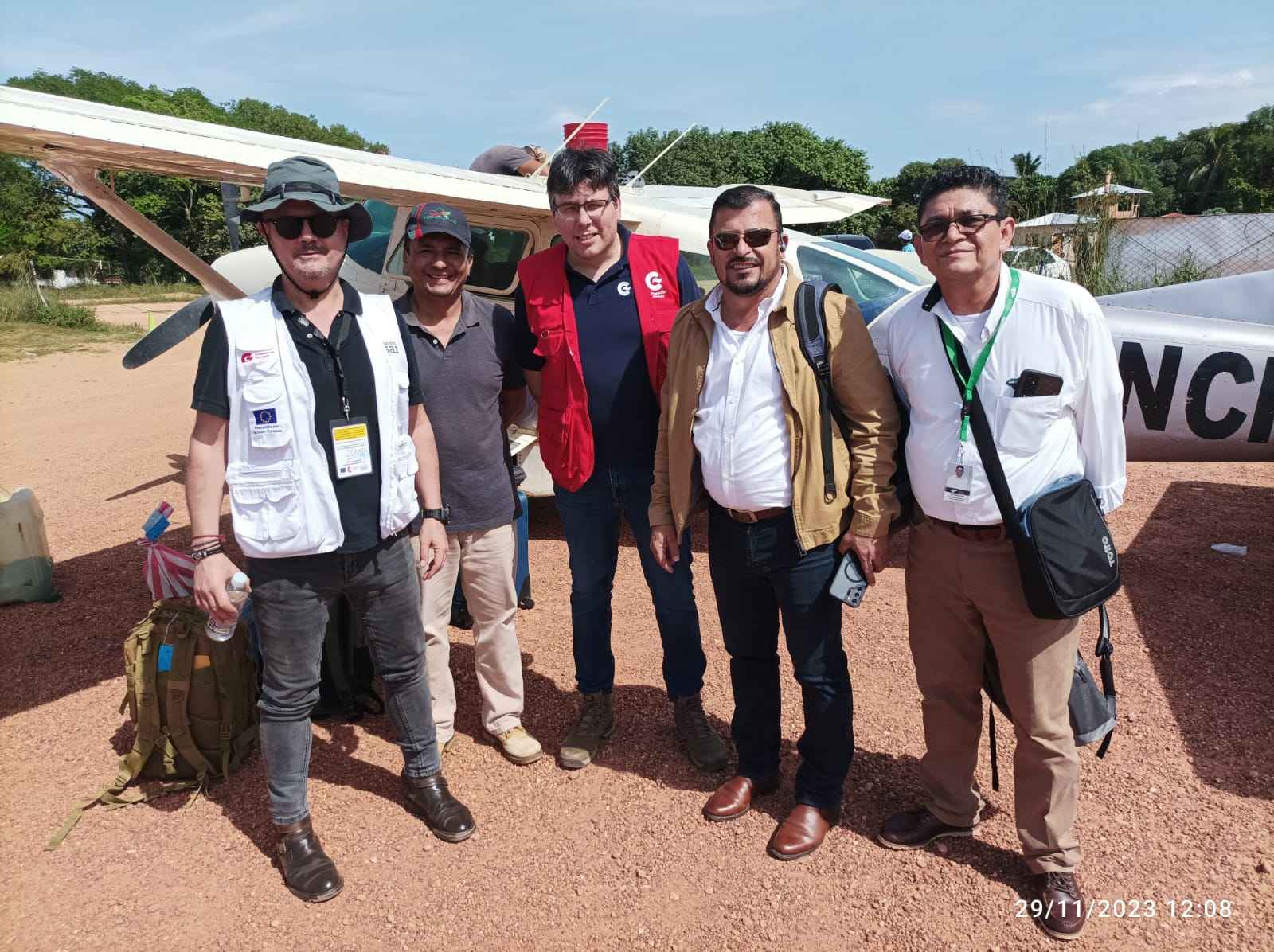 Misión conformada por AECID, Fundación CSAI, AMHON y UTSAN