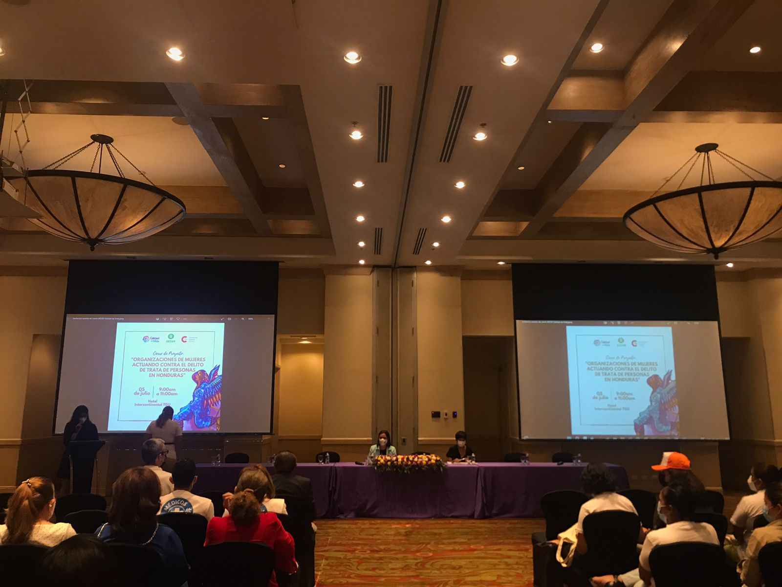 Cierre de proyecto dirigido a erradicar el delito de la trata de personas en Honduras