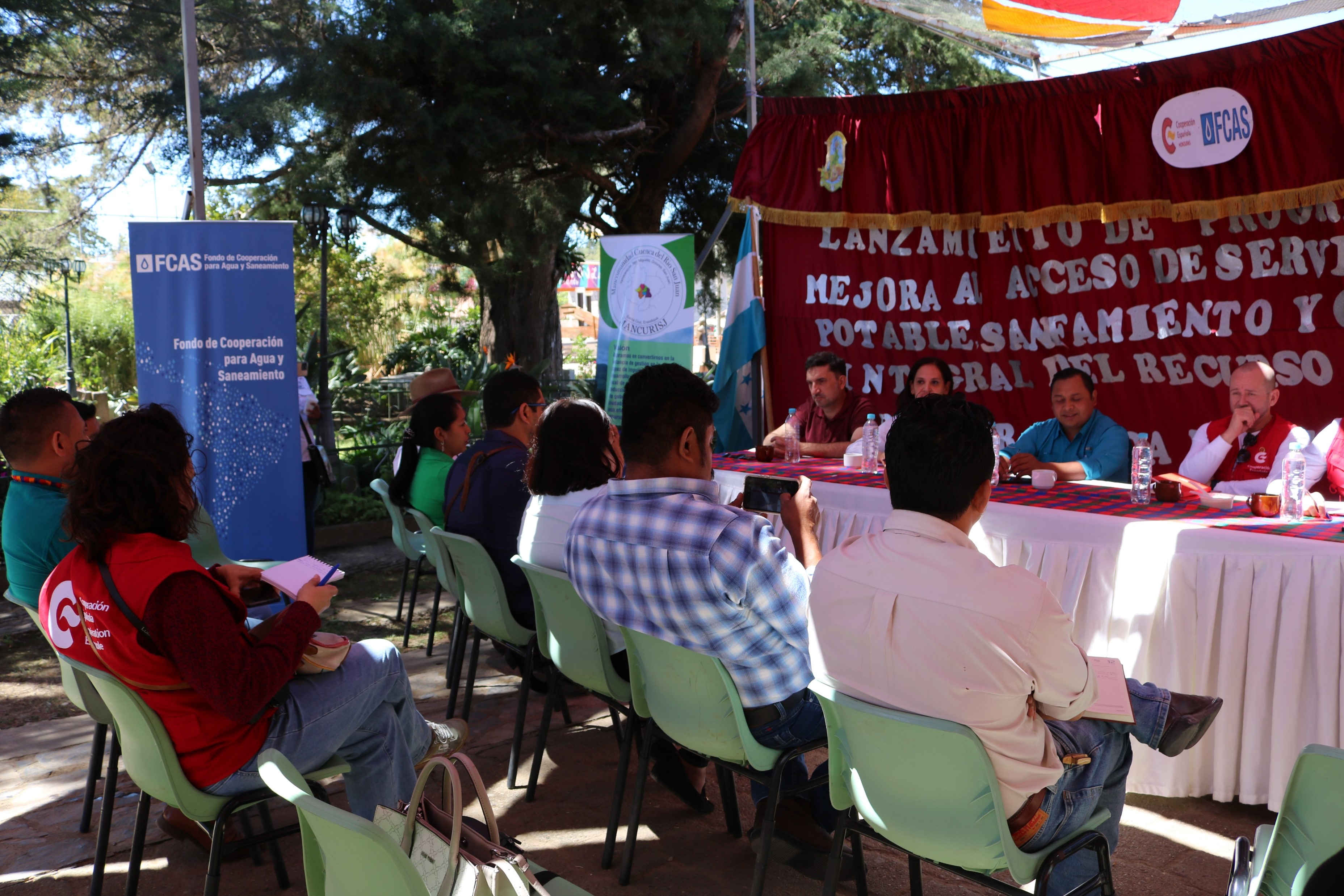AECID y la Mancomunidad Cuenca del Río San Juan lanzan proyecto para mejorar acceso al agua potable y saneamiento en el corredor lenca de Honduras