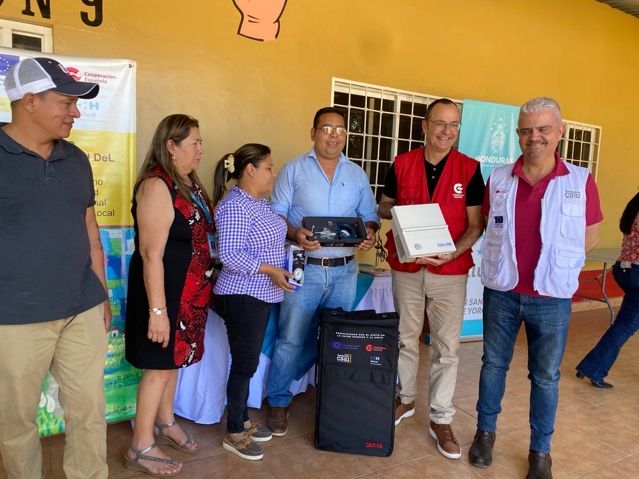 Proyecto AECID/Eurosan DeL fortalece establecimientos de salud en Yoro: Entrega de equipos médicos y capacitación en Atención Integral a la Niñez